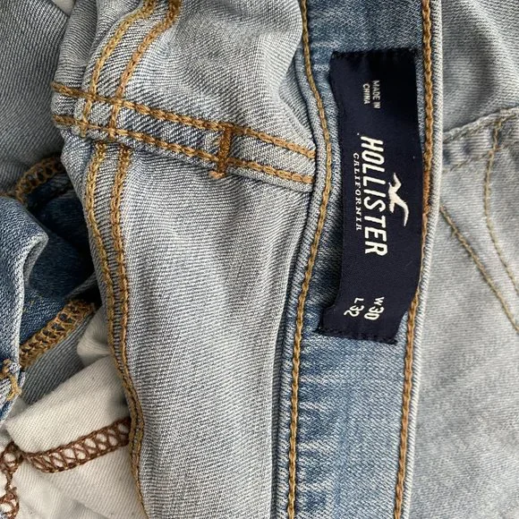 Hollister Stacked Super Skinny Jeans 30 X 32 - Picture 4 of 6